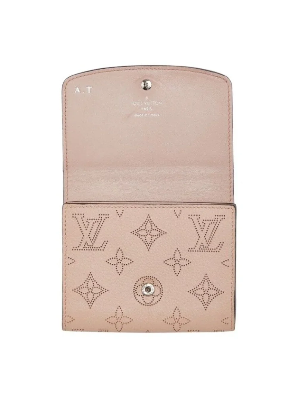Louis Vuitton Mahina Portefeuille Iris Bifold Wallet Magnolia Pink Leather